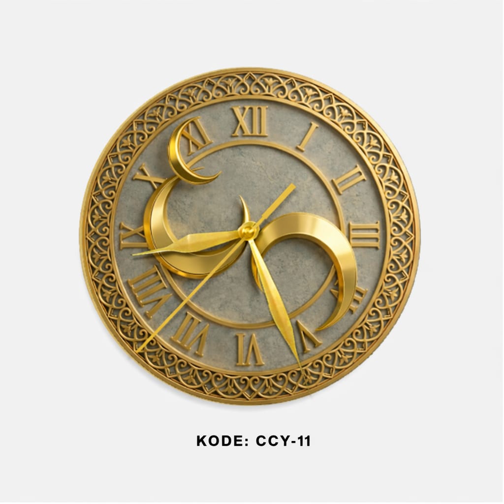 Jam Dinding Menyala 3D Lampu Wallclock Aesthetic Dekorasi Dinding Ruang Kamar Minimalis