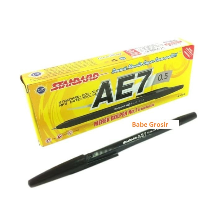 PULPEN STANDARD AE7 VARIANT BIRU HITAM & MERAH MURAH / PEN AE7 BIRU HITAM & MERAH MURAH