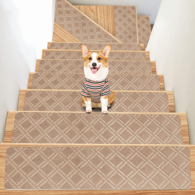 Karpet Tangga Anti Slip 20*76cm Alas Tangga Anti Slip Karpet Tangga Aesthetic