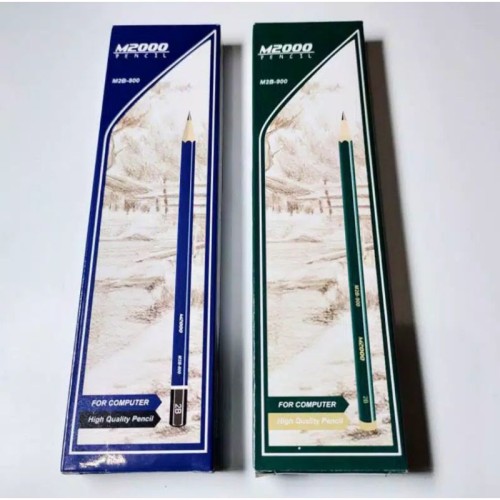 1 PAK Pensil staedtler/ faber castell/m2000 2B (isi 1 LUSIN)