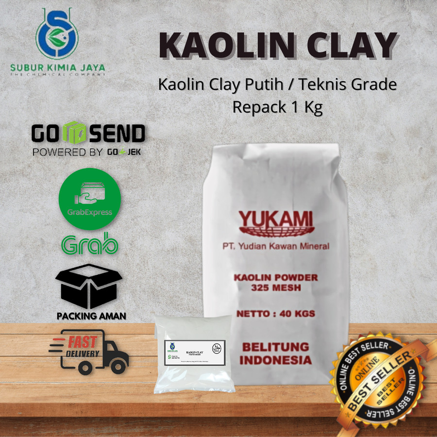 Kaolin Clay Teknis 1 Kg