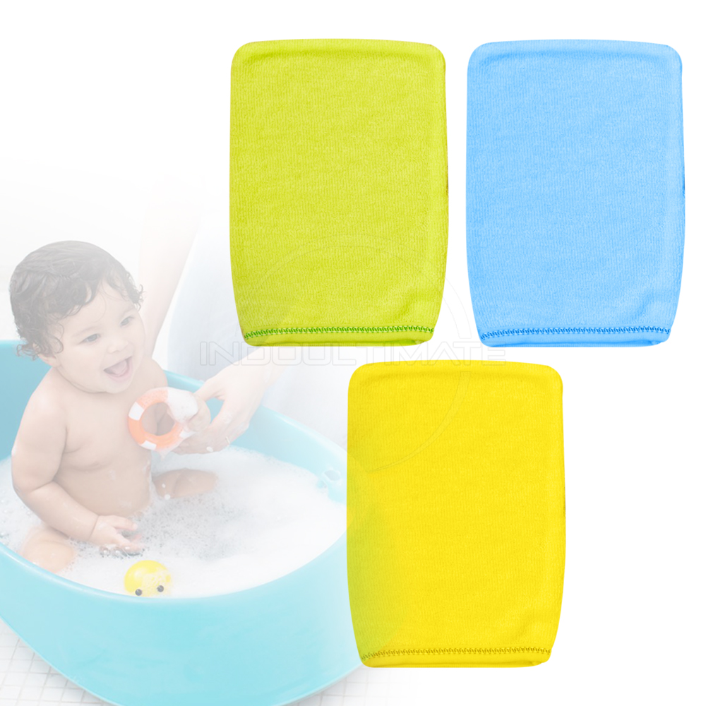 1pcs 3pcs dan 6 Pcs Waslap Bayi Single Layer Kotak WL-04 Lap Mandi Bayi Wash Lap Kotak Bayi Waslap Wash Lap Mandi Bayi Handuk bayi Baby Wash Lap MIX COLOUR