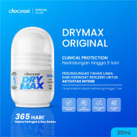 Deorex DryMax Original Clinical Antiperspirant Deodorant Whitening Brightening Roll on 30ml Solusi Keringat Berlebih dan Bau Badan