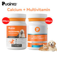 PUAINTA Vitamin Bulu Kucing Anjing Rontok Multivitamin untuk Anjing dan Kucing Mengandung Vitamin