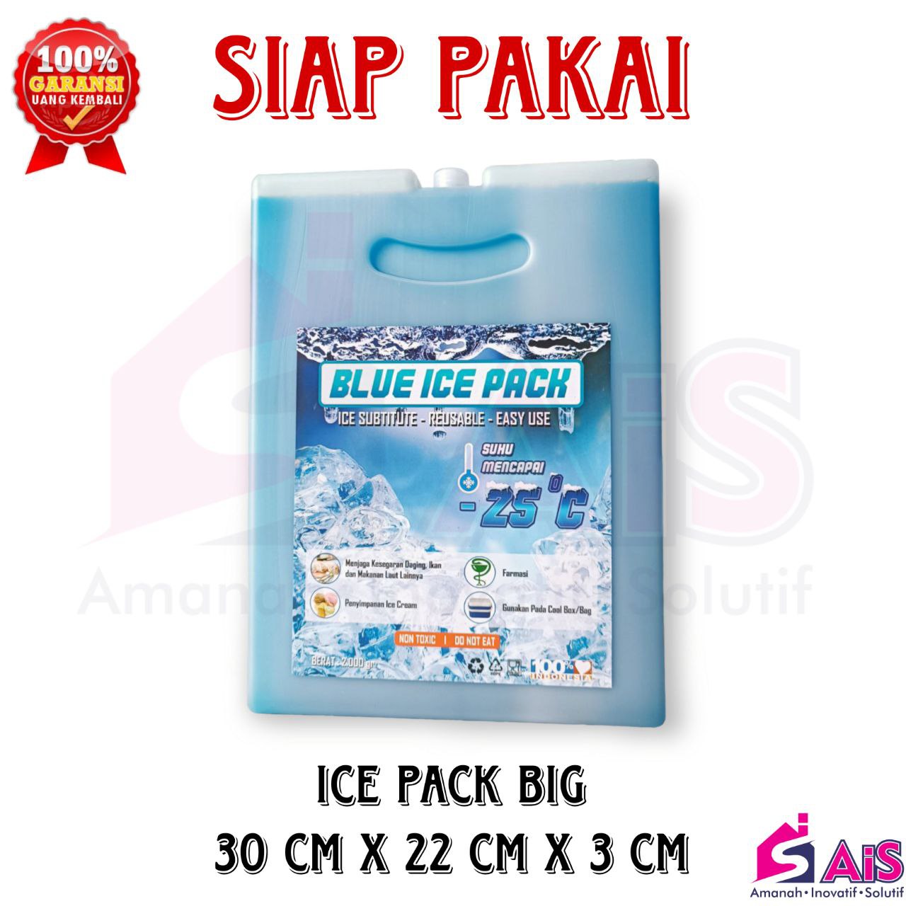 ICEGELKU ICE PACK SIAP PAKAI ICE GEL PACK KOTAK BLUE PACK ICEPACK COOLER BOX ICEGEL COOLER BAG ICE PACK AIR COOLER ICE PACK TAS ASI