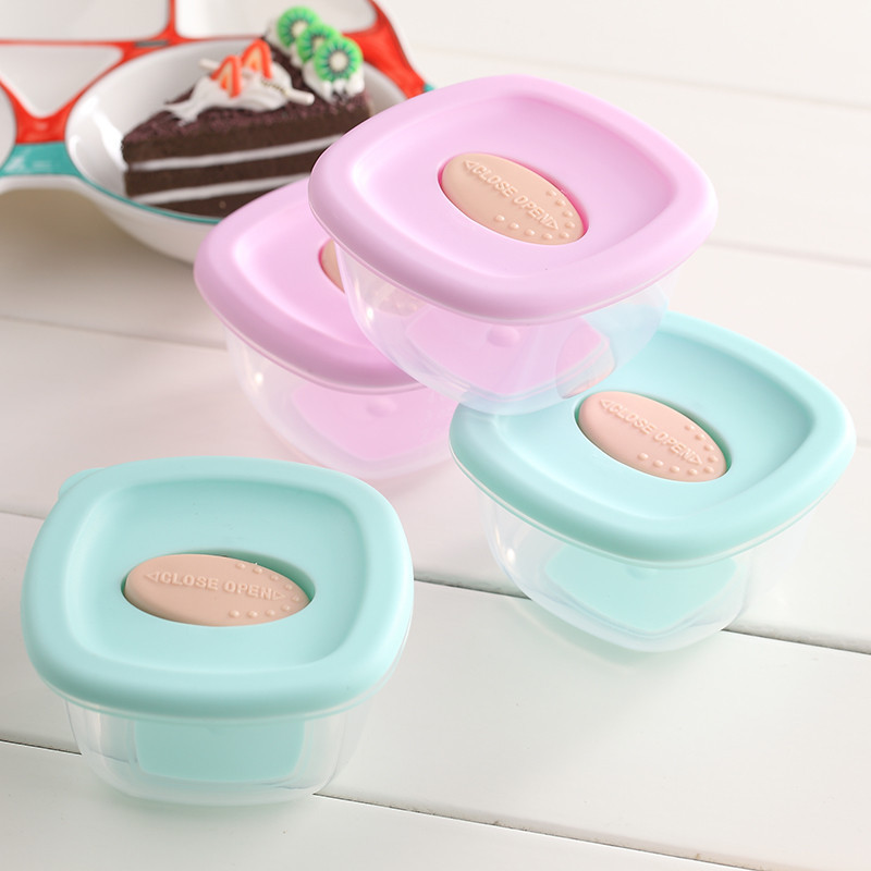 MPHL0432 Baby Food Container Penutup Lock Perpcs Kotak Plastik Kotak Makanan Wadah MPASI