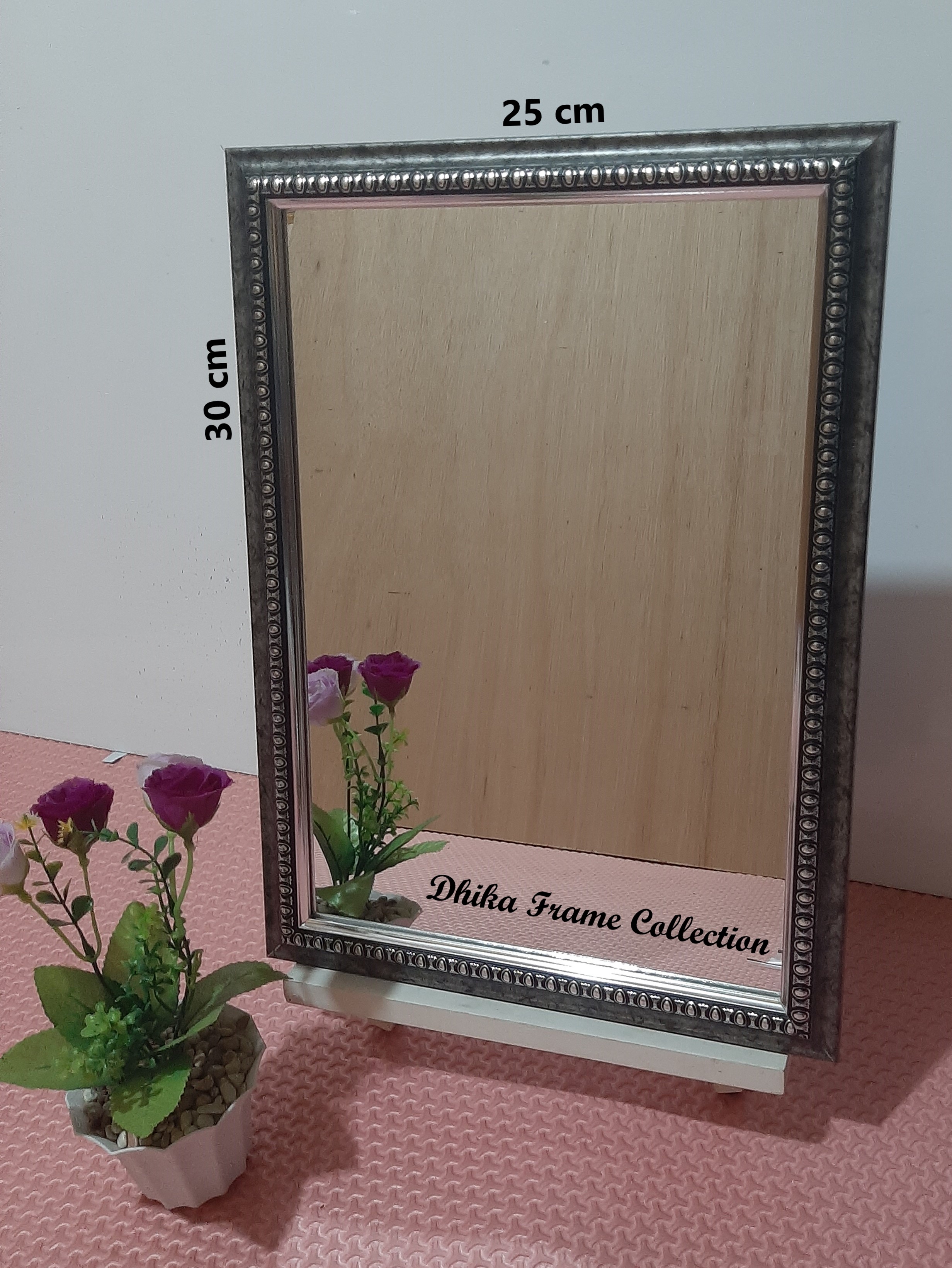 CERMIN DINDING GANTUNG UKURAN 30X25 CM CERMIN KAMAR MANDI CERMIN MURAH BERKUALITAS