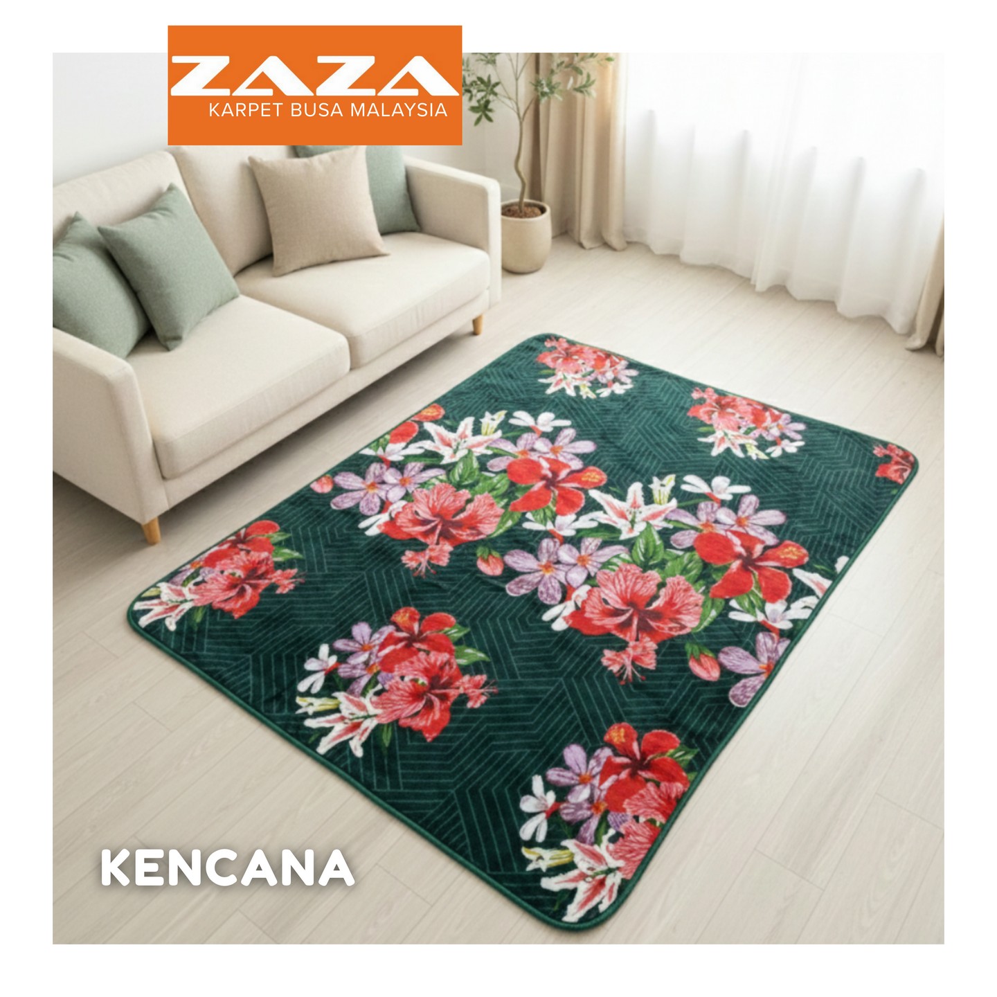 Karpet Busa ZAZA Malaysia – Empuk Halus & Anti Slip