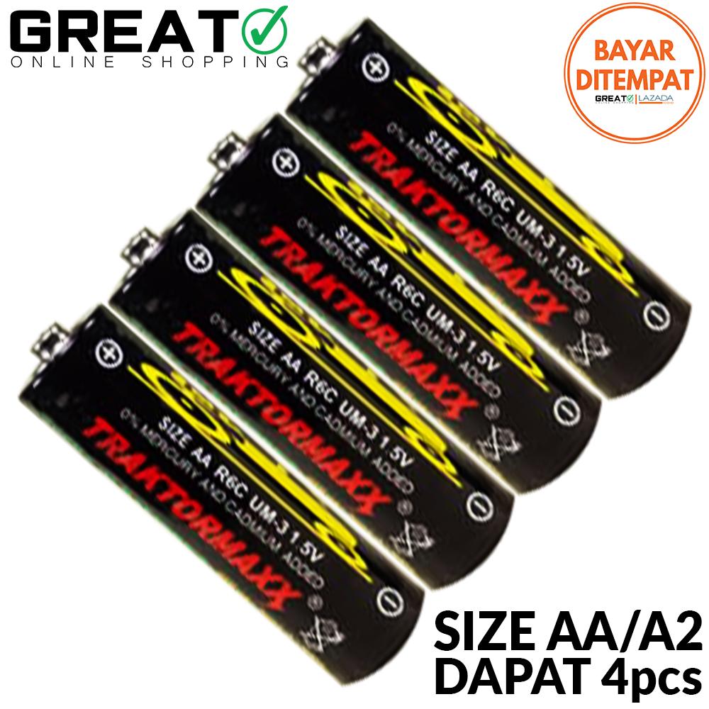 Baterai / Batre / Batrai / Battery AA / A2 Anti Bocor TRAKTORMAXX - 4pcs baterai / batre / batrai / battery aa / a2 anti bocor traktormaxx – 4pcs