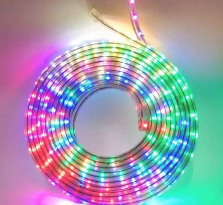 LAMPU LED STRIP RGB DAN MERAH PUTIH 2835 AC 220V/ WARNA-WARNI KEDIP AC 220V