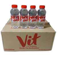 Mineral Water Vit 24 Botol Sekarton 220ml Air Minum Mini Praktis