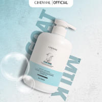 800ML CINDYNAL Goat Milk Body Wash Sabun Cair Susu Kambing Niacinamide Moisturizing Smooth