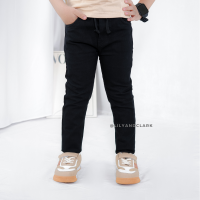 Lily And Clark Celana Jeans Anak Laki-Laki Panjang Basic Warna Hitam JB03 Bold V2