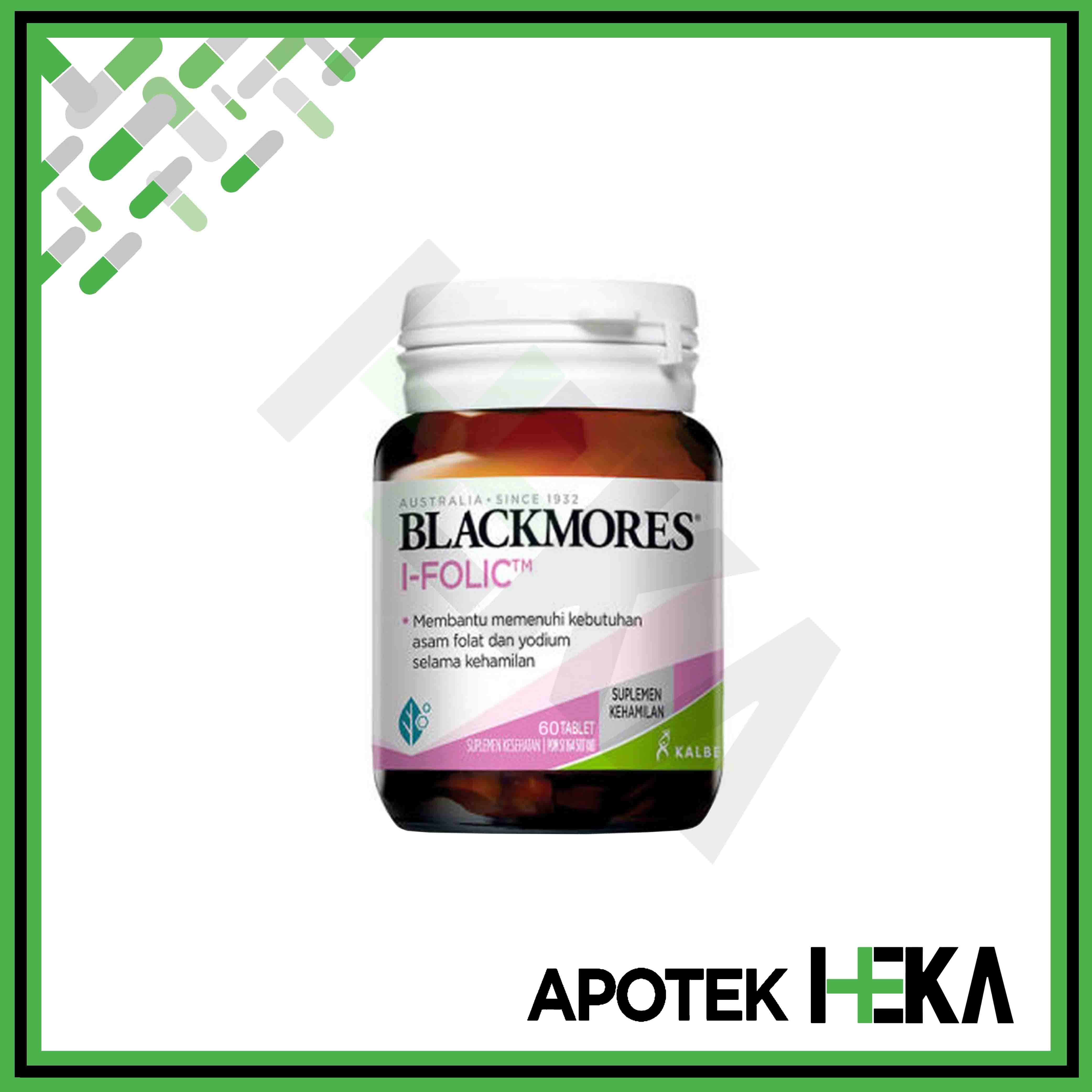 Blackmores I-Folic 60 Tablet - Suplemen Asam Folat Kehamilan