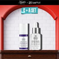 Kiehls Retinol Micro-Dose Serum 30ml & Clearly Corrective Dark Spot Solutions 30ml - Duo serum set yang mengandungi Retinol dan Activated C