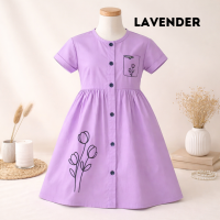 Two Mix - Felora Dress - Dress Anak Perempuan Katun Lucu Usia 1-8 Tahun 4450