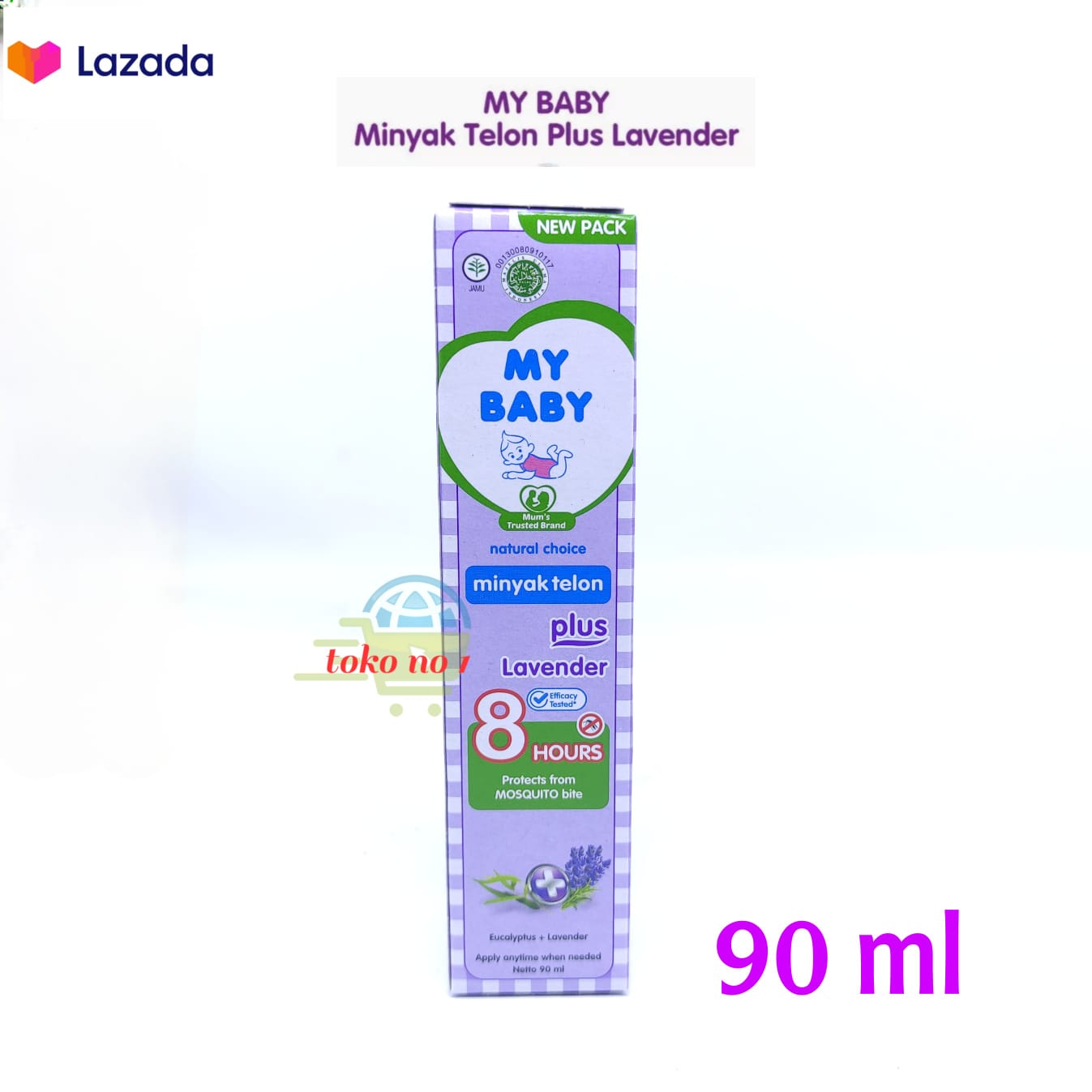 My Baby Minyak Telon Plus Aroma Lavender & Eucalyptus 150ml / 90ml / 60ml