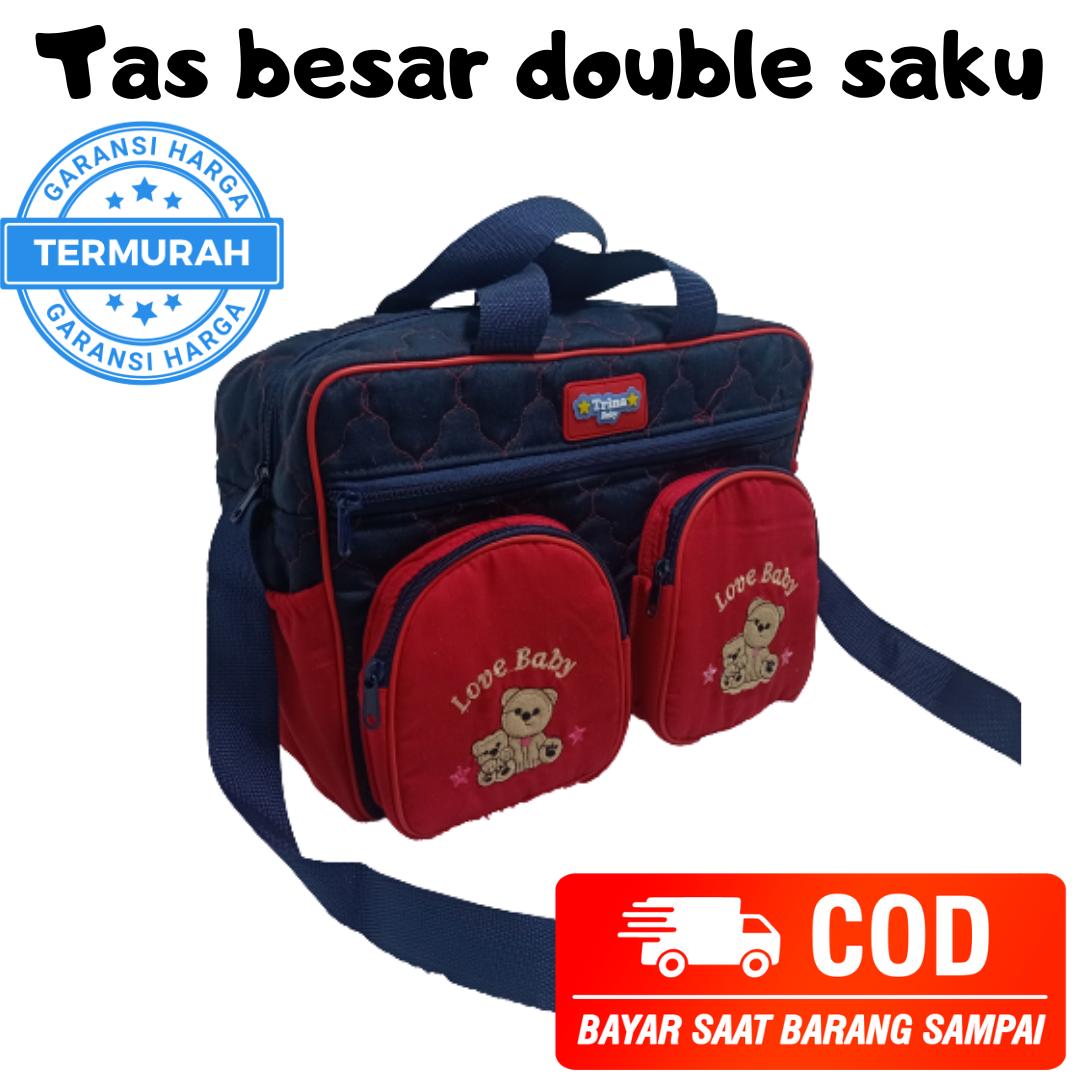 tas bayi besar double saku termurah dan terlaris