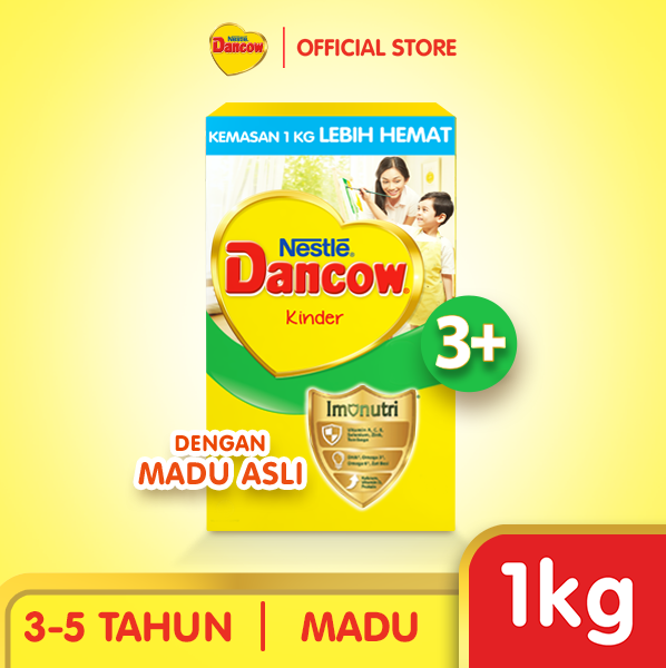 Nestlé DANCOW 3+ Rasa Madu 3-5 tahun Box 1000g / 1Kg