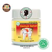 Borobudur Herbal Penambah Berat Badan - Gemuk Sehat 100 Pil - Membantu memperbaiki nafsu makan