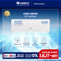 GREE AC F5S Series - Inverter 0.5 PK - Gwc-05F5(S) - White Pearl (Unit Indoor & Outdoor)