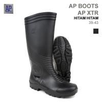 AP Boots XTR Hitam - Sepatu Boot PVC