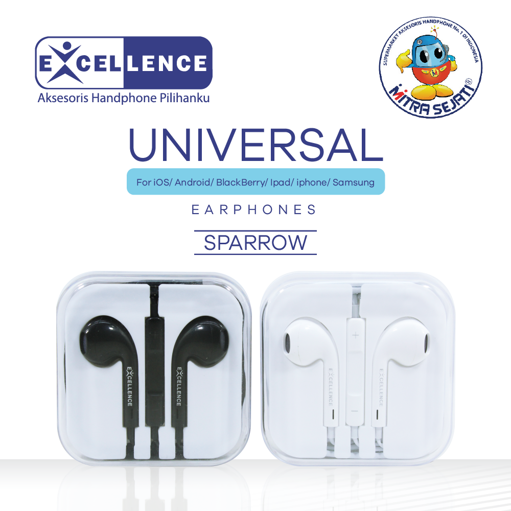 Headset / Handsfree Excellence Universal Stereo Sparrow High Quality