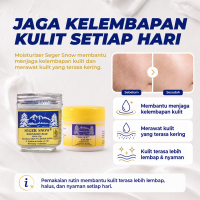 Seger Snow Bundle 2in1 | Vanishing Cream 35gr | Moisturizer Cream 30gr dan Melembabkan & Menghaluskan Kulit