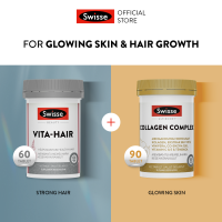 Swisse Beauty Vita-Hair Film Coated 60s - Multivitamin Suplemen & Vitamin Perawatan Rambut