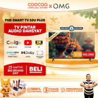 COOCAA TV 43 inch S3U Plus - Smart TV - Coolita 3.0 - Smart TV - 2K LED - Voice Control - Youtube/ Prime Video - Dolby Audio (COOCAA 43S3U Plus)