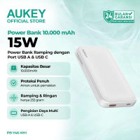 AUKEY Powerbank 10000mAh 15W Port USB C & USB A Fast Charging Slim PB-Y46
