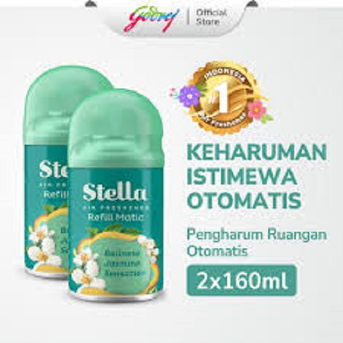 Paket 2 pcs Stella Matic Refill Japanese Sakura 160ml