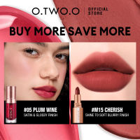 O.TWO.O Matte Lipstick Waterproof Transferproof Matte Lip Tint Pigmented Longlasting Tahan Air Tahan Lama Lips Makeup