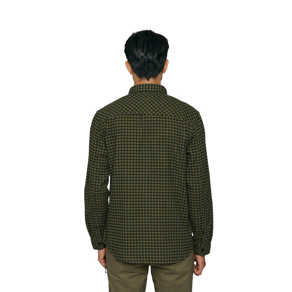 910010032 SKYTRAP FLANNEL SHIRT LS - OLI