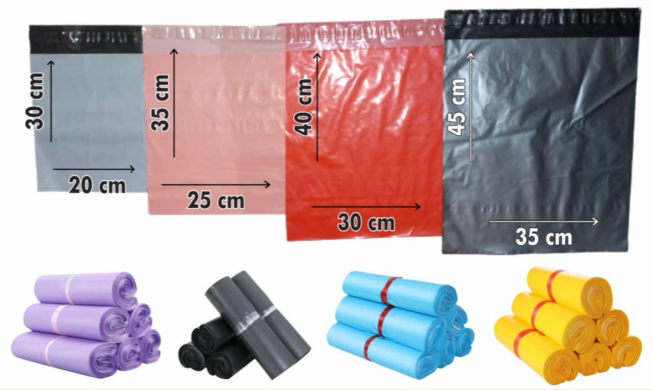 (isi 25) Plastik Packing Polymailer Tebal 06 Ada Lem Uk 20x30 / uk 25x35 / uk 30x40 / Plastik / Plastik ada lem / plastik packing olshop / kantong plastik / amplop plastik