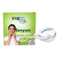 Snap On Smile Gigi Palsu 1 Set Atas Bawah - Gigi Palsu Silikon Original