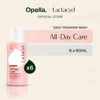 Lactacyd All Day Care Feminine Wash 6x60ml - Pembersih Kewanitaan untuk Melindungi dari Gatal dan Iritasi