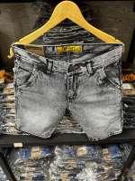 MC WISCER Celana Pendek Pria Jeans Polos Model Skinny Diatas Lutut Bahan Denim Tidak Luntur Distro