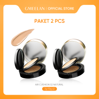 GMEELAN Black Truffle Zinc PCA Antioksidan Air Cushion 7g + 10g - Foundation Kulit Makeup Alami Anti Minyak Tahan Air Tumpang Tindih Tinggi Flawless Tahan Lama Concealer & BB CC Cream