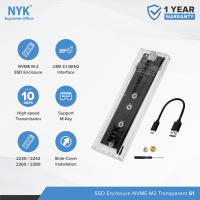 NYK Case SSD M2 NVME External transparant  S1