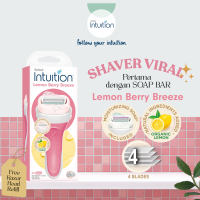 Schick Intuition Kit Lemon Berry Breeze - Alat Cukur Shaver Wanita