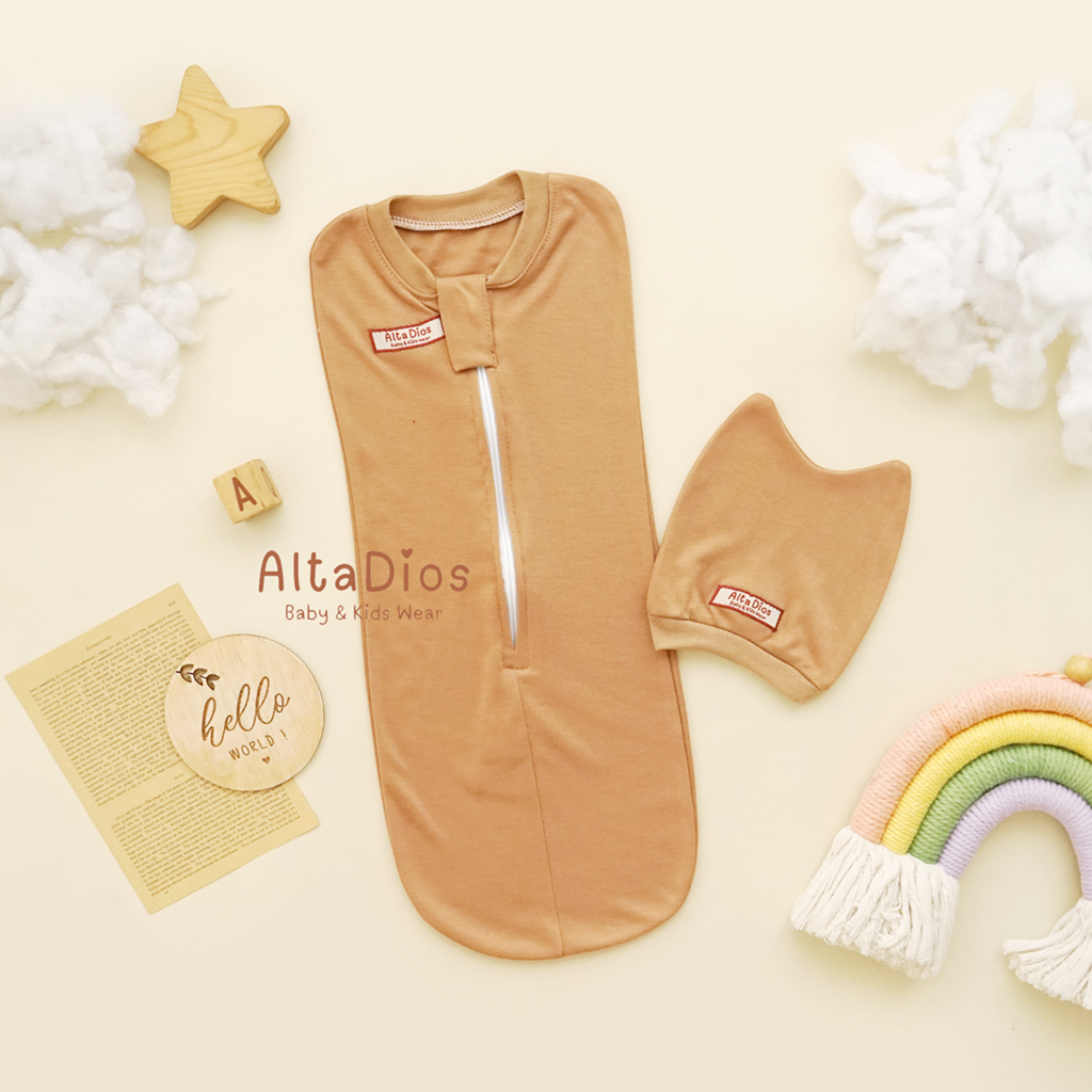 [Altadiosbaby] Kado BASIC Bedong Instan + BONUS Topi Lucu Polos | Perlengkapan Bayi Baru Lahir | Bedong Bayi Set | Baby Swaddle | Bedong Bayi Instan Resleting | Pernel Bayi | Gedong Bayi | Penghangat Bayi | Set Bedong Newborn Girl Boy | Bedong Instant