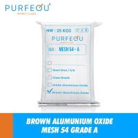 Pasir Sandblasting Sanblasting Coklat Brown Aluminium Oxide Mesh 54 (1KG)