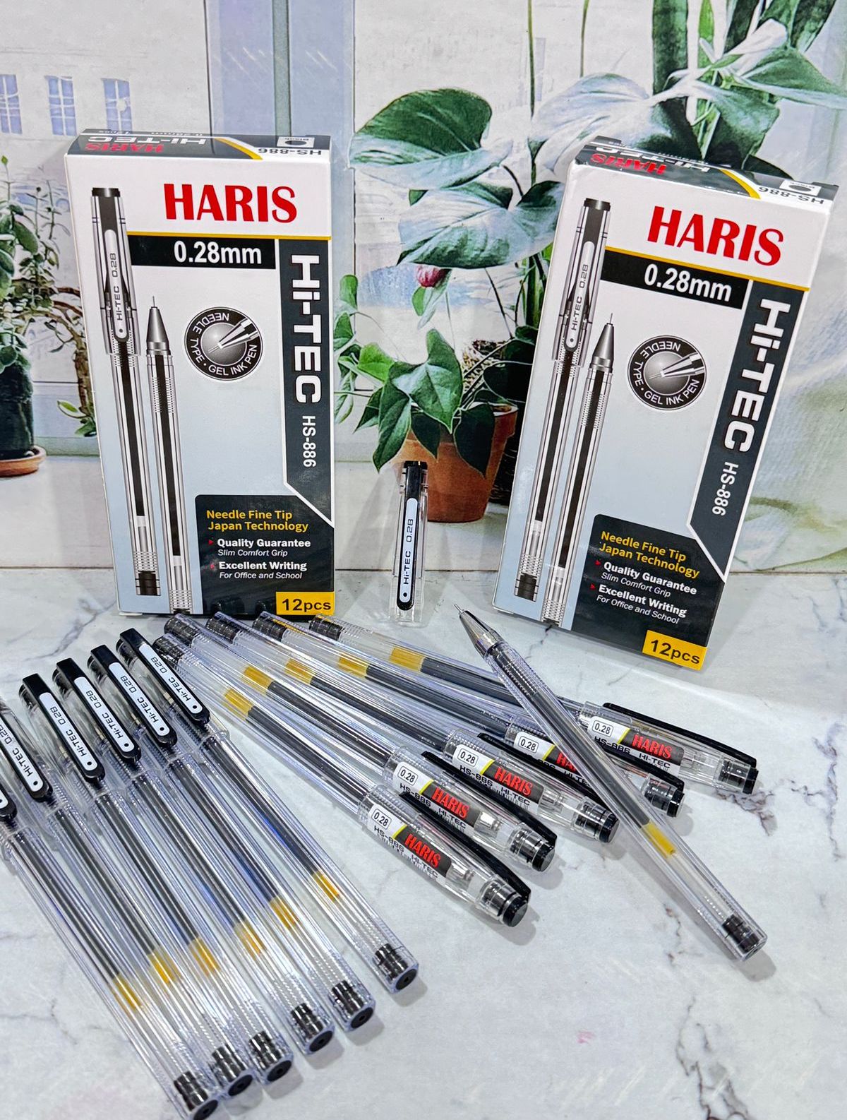 (12pc) pen HI TECH 0.28MM/PEN GEL HITECH HI-TECH