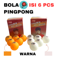 BOLA PINGPONG DHS 3STAR ISI 6-PLASTIC 40+