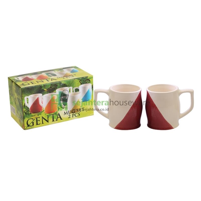 Cangkir set GENTA (MC-016) 2 pcs (CKR421)