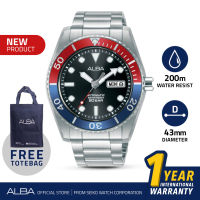 Jam Tangan Pria Alba Automatic AL4291 Stainless Steel Original