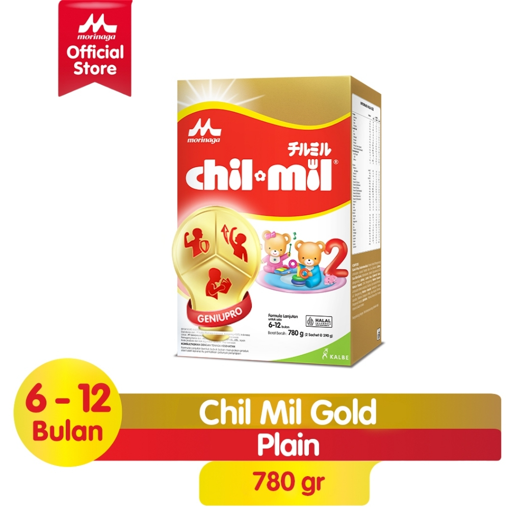 Morinaga Chil Mil Gold Geniupro Susu Formula Bayi Usia 6-12 Bulan 780gr