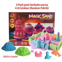 REDFIRE TOYS MAINAN EDUKASI KREATIF MAGIC SAND PASIR AJAIB 450GR ADA CETAKAN KASTIL ICE CREAM SEA ANIMAL