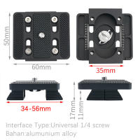 Quick Release Plate Tripod Camera Mount Adapter Macam-macam Type ukuran Universal For Tripod